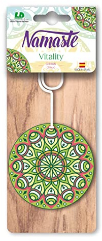 L&D Namaste Papier-Lufterfrischer Vitality (Zitrusfrüchte)