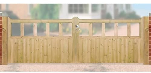Quorn Wooden Low Double Driveway Gate 2700 mm