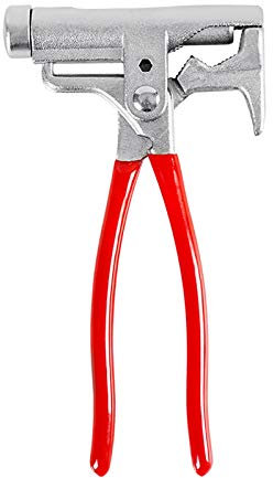 ERYUE EDC Multitool,10-in-1 Hammer Pocket Multitool Multifunktionszange Mehrzweckwerkzeug mit Zimmermann Hammerschraubendreher Nagelzange/Puller Pipe Monkey Wrench Drahtschneider für Camping