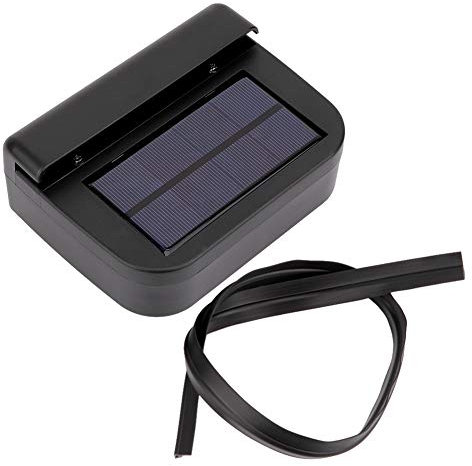 Glomora Ventilador Solar para Ventilación De Aire para Automóvil, Ahorro De Energía, Enfriador De Automóvil, Ventilador, Ventilador De Escape para Ventana, Radiador