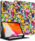 Koecya Funda para iPad Pro de 12.9 pulgadas 2022/2021/2020/2018 para niños, adolescentes, niños, niñas, mujeres, soporte para lápices de anime, bonito diseño de dibujos animados Kawaii para Apple iPad