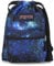 JanSport DRAWSACK Kleiner Rucksack, Cyberspace Galaxy (Schwarz)