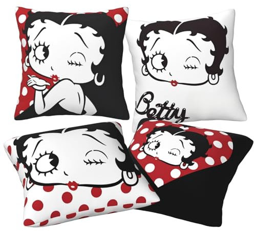BYbags Kissenbezug 45x45 4er Set Kissenhüllen 45x45 Kuschelkissen Flauschig Kissenbezüge 45x45 Sofa Überzug Cord Kissenbezug (SWR-1,45x45cm (18x18zoll))