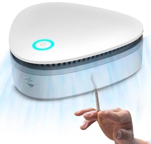 Odor Remover Machine for Smoke Smell, Portable Cordless Smoke Odor Remover USB Rechargeable Air Freshener for Home Office Car