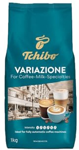 Tchibo Variazione Premium Kaffeebohnen für Milchspezialitäten, Brasilien- und Vietnam-Mischung, Intensität 6/6, 1 kg