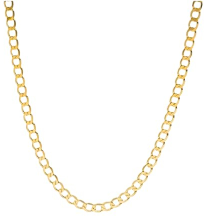 ENGELSINN® Luxury Goldkette 585 14 Karat Echtgold Gold Panzer Kette 45cm - 60cm, inkl. Geschenkbox - Perfekt auch als Geschenk (55cm 2,00mm) (50cm 2,48mm)