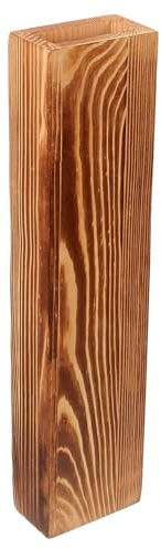 HOLIDYOYO Wand-Pflanzgefäß-Vase Aus Holz: Wand-Taschenvase Bauernhaus-Wanddekoration Taschen-Pflanzgefäß Wandmontierte Pflanze Blumentopf Künstliche Grünpflanzen Für Trockenblumen