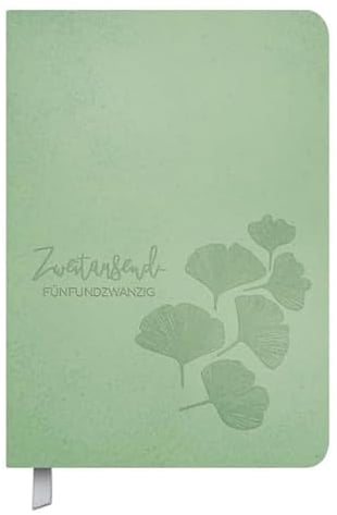 Timer Soft Touch 18 jade - Kalender 2025 - Korsch-Verlag - Taschenkalender A5-18 Monate von Oktober 2024 bis März 2026 - eine Woche auf 2 Seiten - 14,8 cm x 21 cm