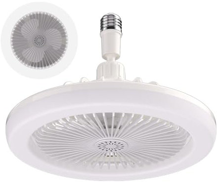 Ventiladores De Techo Con Luces - Ventiladores De Techo Con Luces Y Control Remoto | Ventilador De Techo Moderno Con Luz LED Para Habitación Infantil | Ventilador De Luces De Techo Silencioso, Pe