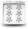 Pandora Moments Glückswürfel Charm aus Sterling Silber mit Zirkonia, Kompatibel Moments Armbänder, 793581C01