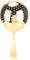 Qukaim Julep - Colador de acero inoxidable, cuchara de skimmer chapada en oro, cuchara coladora multifunción para bar de cócteles, colador de hielo, diseño duradero