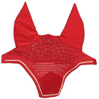 Kentucky Bonnet Wellington Velvet - Rouge - Taille Poney