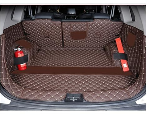 Bandeja Maletero Esteras para Maletero Coche para Kia para Sportage 3 2011 2012 2013 Bandeja Protectora Antisuciedad Accesorios Revestimiento De Carga Lfombrilla Maletero(A 6 pcs)