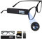 SHPTDJTIC Occhiali da fotocamera ultra leggeri da 2,7 K, 21 g, con fotocamera, compatibile con action cam con mani libere POV per viaggiatori/affari (nero64G)