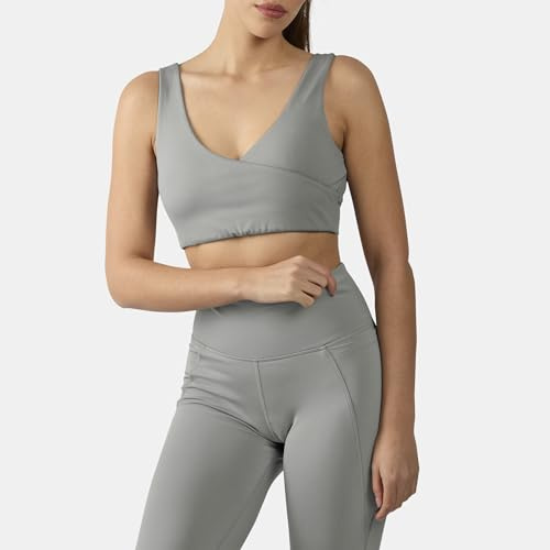 Reebok Women's Lux Peached V-Neck Bra Sports Bra