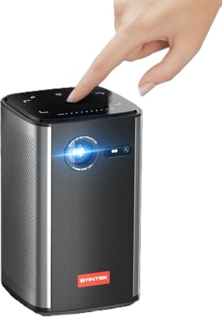 P70 3D 4K Mini Portable DLP Auto Focus Smart Android WiFi LED Projector with 1080P Full HD Video and Battery