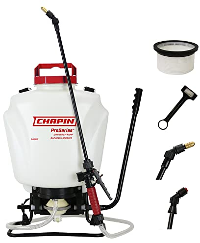 Chapin International ProSeries 64800 Pulvérisateur à Dos à Pompe à Membrane Liquide et mouillable pour Engrais, herbicides et pesticides, 12,7 l (1 pulvérisateur/Colis)