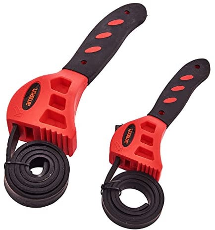 Amtech S0875 2 Piece Strap Wrench Set