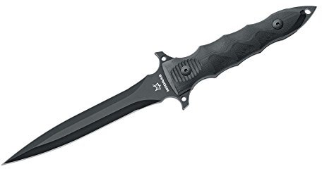 Fox Knives Military Division Messer Modras Black Fahrtenmesser, Grau, Standard