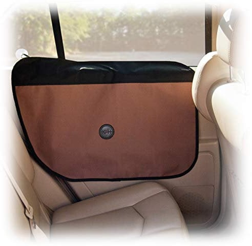 K&H PET PRODUCTS Vehicle Door Protector Tan, 2 Packs Interior Car Door Protector from Dog Scratching, Sedan and SUV Pet Protector for Car Door Scratches