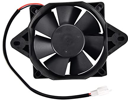 GOOFIT 12V DC Radiateur place ventilateur de refroidissement Remplacement pour Motorcycles