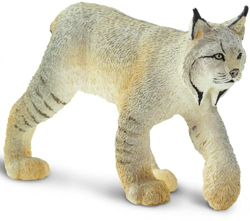 Safari Ltd. Lynx Figur – lebensechte 8,9 cm Modellfigur – Lernspielzeug für Jungen, Mädchen und Kinder ab 3 Jahren