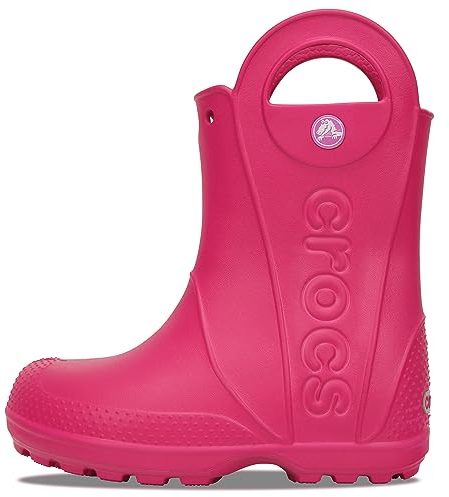 Crocs Handle IT Rain Boot Kids Scarpe da barca, Candy Pink, 34/35 EU