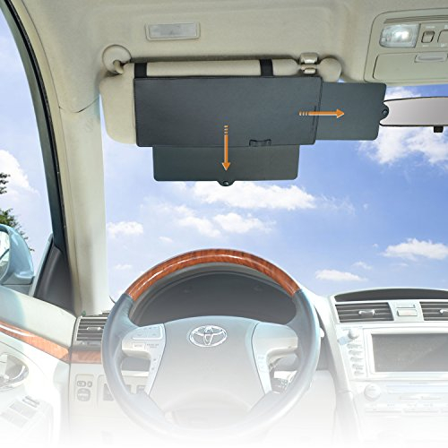 WANPOOL Auto Visier Anti-Blend Sonnenblenden Verlängerung für den Fahrer oden Beifahrer auf den Vorderen Sitzen - 1 Stück