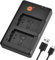 DSTE DE-A83BA DE-A84 DE-A84AA DE-A84AB Batterie USB Dual Quick Chargeur Compatible pour DMW-BMB9E,DMW-BMB9,Leica BP-DC9,Panasonic Lumix DMC-FZ60,DMC-FZ62,DMC-FZ70,DMC-FZ72,DMC-FZ100,DMC-FZ150,V-Lux3