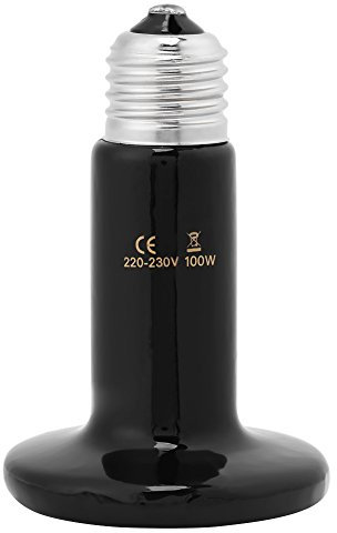70 * 105 CM Infrarot Keramik Emitter Pet Wärme Licht Reptil Brooder Heizlampe für Eidechsen Schildkröte Huhn Amphibiengeflügel(100W)