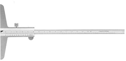 Hyuduo Messschieber aus Edelstahl, 0 – 150 mm, Präzision, digital, Mikrometer, Nonius