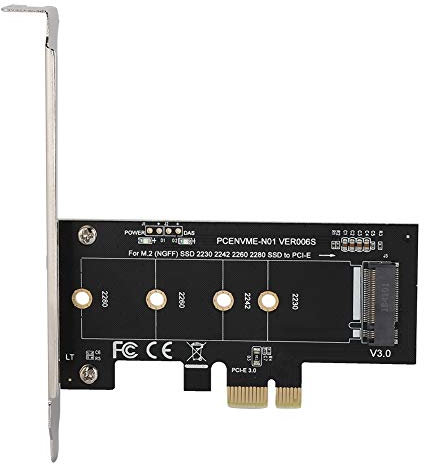 Tihebeyan PCI-E to M.2 Adapter, Expansion Card Extender, PCI-E Riser Converter for M.2 NGFF Agreement NVME Hard Drive