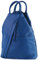modamoda de - T180 - Damen Rucksack Tasche aus ital. Leder, Farbe:Blau