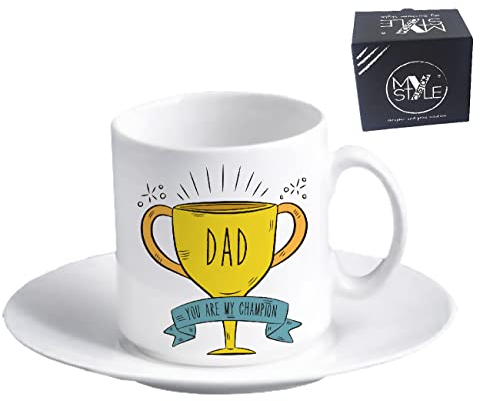 My Custom Style tazzina Espresso+piattino#Coppa per papà#60x57mm