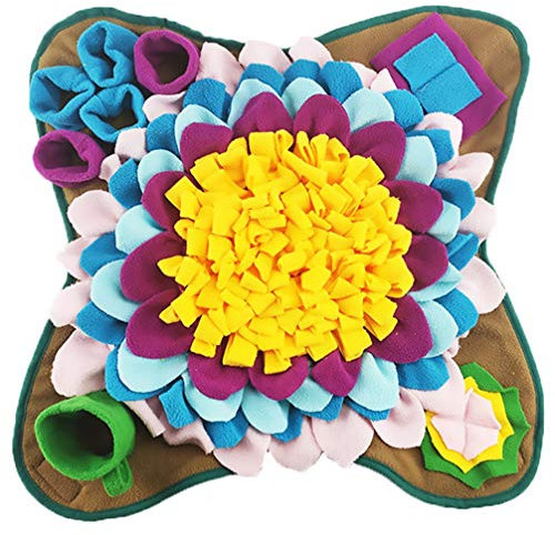 Balacoo Hund Langsam Füttern Matte Haltbare Haustier Schnüffeln Decke Hund Puzzle Teppich Spielzeug Langsam Füttern Behandeln Ball Hundespielzeug für Katzen Hunde Schüssel Reise Verwenden