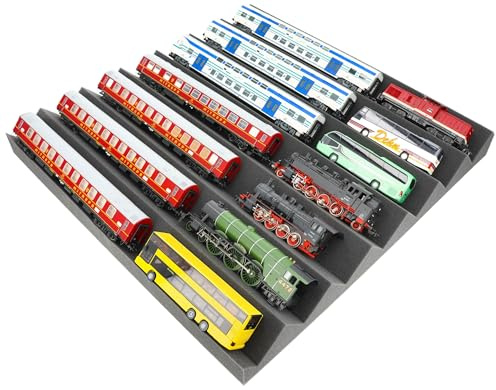 Feldherr 500 x 500 x 55 mm Universal Zick-Zack Lokliege für Modelleisenbahnen Spur H0 / Spur 00
