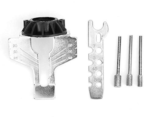 Drill Bit Sharpener, Chainsaw Sharpening Attachment, Sharpening Attachment Chain Saw Grinding Polishing Tool Accessory for Chainsaw Sharpener