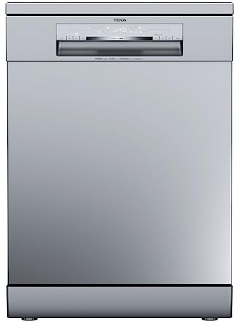 Teka DFS 76 850 SS - Lavavajillas Libre Instalación 60 cm, PremiumCare Series, para 14 Cubiertos, Tercera Bandeja MultiFlex3, Motor Inverter, Color Acero Inoxidable