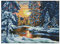 cukol cukol Kreuzstich Stickpackungen Vorgedruckt Set Erwachsene Weihnachten, Stickvorlagen Stickbilder Vorgedruckt Kreuzstich Stickpackung Sticken Stickbild Bild Set Erwachsene Anfänger Cross Stitch