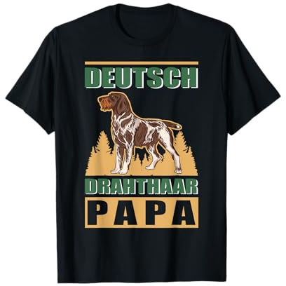 Deutsch Drahthaar Papa | Hundebesitzer Deutsch Drahthaar T-Shirt