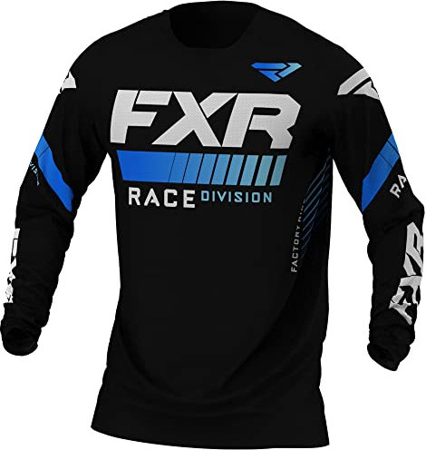 FXR Revo MX Cross Motocross Jersey schwarz blau, Größe: XXL
