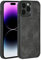 Molzar GripBig Series for iPhone 14 Pro Max Case, Built-in Metal Plate for Magnetic Mount, Works with Qi-certified Chargers, Compatible with iPhone 14 Pro Max, Black/Black