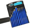 US PRO Tools 12pc Punch & Chisel Set Centre Long Tapered Punches Cold Chisels 7117