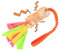 SCHITEC Dog Tug Toy, Bungee Tug of War Rope Toys with Squeaky Sound for Exercise & Interactive Play Games, Puppy Training Pull Toy for Small Medium Large Dogs