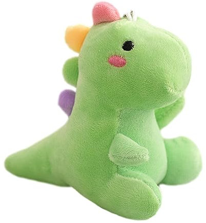 Pendentif Dinosaure De Dessin Animé De 12 cm, Porte-clés En Peluche Dinosaure Super Doux, Breloques Créatives Pour Sac À Dos, Animaux En Peluche Potelés Mignons Porte-clés Pour Femme, Couleur Macaron