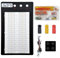 GeeekPi Solderless Breadboard with Black Metal Black Plate and U-Shape+65PCS Pure Copper Jumper Wires for Arduino/Raspberry Pi/Prototyping/Circuit (1560 Tie-Points)
