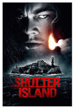VesFy Filmposter Shutter Island Poster (9) Leinwand Poster Schlafzimmer Dekor Sport Landschaft Büro Zimmer Dekor Geschenk ungerahmt 30 x 45 cm