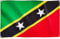 Runesol Saint Kitts und Nevis Flagge, 91x152 cm, 4 Ösen, eine in jeder Ecke, Karibik-Flagge, Saint Christopher, Nationalflagge, Premium-Flaggen für drinnen und draußen, Karnevalstag