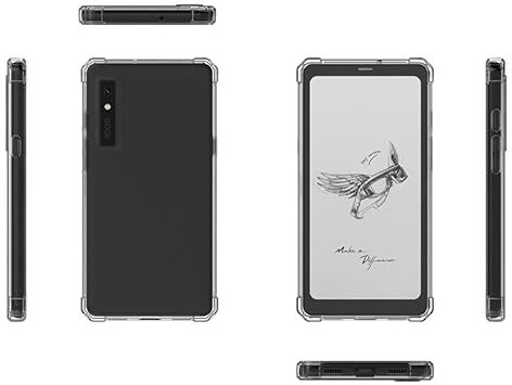 Custodia per Onyx Boox Palma/Boox Kant/Boox Kant 2 Mobile ePaper Case Clear 6.1 E Ink e-Reader Cover Smart Slim Light TPU Trasparente Soft Back Shell Cover per Onyx Boox Phone Case (trasparente)