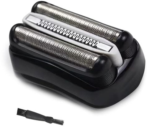 Braun Series 3 Scherkopf-Ersatz, 3-Lagige Schneidetechnologie, Wasserfest, Schwarz